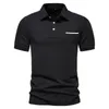 Polo da uomo Trend Taglia europea Estate Moda uomo Business Casual Sport Tee Risvolto T-shirt a maniche corte Camicia da uomo