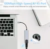 USB C Hub لـ MacBook 5 8 في 1 محول PC PD Charge 8 Ports Dock Station RJ45 التوافق TF/SD Card Macbook Type-C Flitter