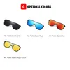 Clipe vintage sobre óculos de sol polarizados homens esportes femininos One peça lente Eyewear Vire a direção da noite