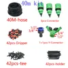 Watering Equipments 50M-5M DIY Drip Irrigation System Automatic Garden Hose Micro Kits With Adjustable DrippersWatering
