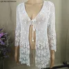 Damen-Strick-T-Shirts im japanischen Stil Mori Girl Lace Cardigan Damen 2022 Fashion Floral Hollow-out Crochet Tops Sommer RendaWomen's