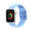 Macaron Bunter Besatzdraht, Silikon-Armband, Smart Wearable-Zubehör für Apple Watch Serie 3, 4, 5, 6, 7 SE, iWatch 38, 40, 41, 42, 44, 45 mm