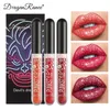 Lip Gloss Devil's Dream Halloween Diamond Glitter Kit Waterproof Liquid Black Lipstick Shimmer And Shiny TintLip