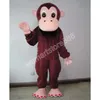 Halloween Monkey Mascot Costume Cartoon Theme Character Carnival Festival Fancy Dress Adults Size Xmas Outdoor Party Outfit