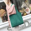 Sacs de soirée coton tissé sac à main Simple grande capacité couleur unie épaule japonais coréen automne hiver laine tricoté sac femme Casu