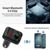 Chargers Bluetooth 5.0 FM Transmitter for Car Wireless Bluetooth Radio Adapter Musics Player Transmitter Car Kit with Hands-Free Calling A3 2022WE1