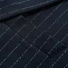 Costumes pour hommes Blazers Hommes Business Stripe Slim Fit Mariage Marié Tuxedos Su 220823