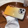 Glitter Clear Lradient Troplating Phone Face for iPhone 15 14 13 Mini 12 11 Pro X XS Max Plus Soft TPU srockproof cover