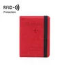 Porte-cartes Femmes Hommes RFID Vintage Business Passport Covers Holder Multi-Function ID Bank PU Leather Wallet Case Travel AccessoriesCard