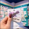 2 Pcs Simple Beautif Colorf Flower Lace Childrens Duckbill Clip Fa Mxhome Dhti0