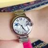 High Quality Ladies Watch Electronic Quartz Sport 33mm37mm Dial Watch Moon Phase-not Working