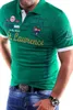 ZOGAA Polo pour homme Coupe ajustée T-shirt à manches courtes 220822