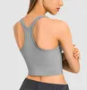 Yoga Weste mit BH Tank Camis Laufen Fitness Gym Kleidung Frauen Unterwäsche Sport Gepolsterte Crop Tops ShirtWTPT