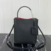 Saffiano Leather Leather Panial Bag Designer Luxury Luxury Hand Handbag Purs