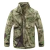 Hommes Camouflage Tactique Veste D'hiver Sharkskin Soft Shell Imperméable Coupe-Vent Vestes Polaire Manteau Armée Chasse Vêtements 220822