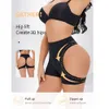 Bragas moldeadoras de cuerpo para mujer, bragas levantadoras de glúteos, entrenador de cintura alta, bragas de realce con gancho, ropa moldeadora de cadera