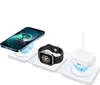 Wireless Charger 3 in 1 Magnetic Foldable Charging Station for iPhone AirPods iWatch