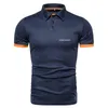 Lokersvern Herren Sommer Kurzärärmelte Polo-Hemd Casual Beach Kurzärärmelte Mode gedruckt Top 220822