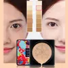 Polvo facial Base mágica Cabeza de hongo Cojín de aire Crema CC Impermeable Base de brillo Maquillaje Cosméticos coreanos