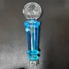 Глицериновая катушка Стеклянная труба без логотипа 4,5 -дюймовые курительные воды замораживаемая маслояль