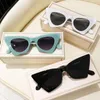نظارة شمسية 2022 نساء مصمم العلامة التجارية الكلاسيكية نظارات أنثى عالية الجودة نظارات القطط