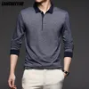 Top Grade Mode Marke Männer Plain Polo Shirts Für Männer Einfarbig Casual Designer Langarm Tops männer Kleidung 220822