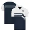 F1 Formula 1 Racing Suit de corrida 2022 Driver T-shirt Round Pesh Neck Modelos de verão de mangas curtas podem ser personalizadas para aumentar o tamanho