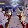 Düğün Çiçekleri 5ft uzunluğunda 10 adet Slik Yapay Kiraz Çiçeği Ağacı Roman Sütun Yolu Kurşunları