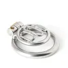 Micro Chastity Cage Stainless Steel Male Chastity Device With Stealth Lock Penis Lock Penis Ring Prison BDSM Bondage Sextoys 220822