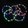 Party Supplies LED Wreath Headband Lights Glow strings Flower Crown Hairband Garlands