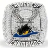 고품질 2016 Lake Erie Monsters Calder Cup Championship Ring Ring Solid Men Brithday 팬 선물 전체 222Q