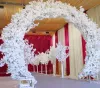 人工桜の花の花飾り白いピンクの赤い赤い紫色の結婚式DIY装飾FY3850のために1 m/pcs