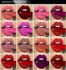 Lip Gloss Marca 34 colori Labbra rosse a lunga durata Rossetto opaco Liquid Tint Cosmetic Nude Velvet MakeupLipLip