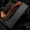 Utomhusöverlevnad Rak jaktkniv D2 Blade Full Tang Rosewood Handle Fixed Blade Knives