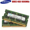 RAM 8GB 4GB 2GB PC3L 12800S DDR3 1600 mémoire pour ordinateur portable 8G 4G 2G 1600MHZ Module pour ordinateur portable SODIMM RAMRAM