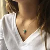 Collier pendentif colibri à la mode, mignon pendentif oiseau en émail bleu, fête de mariage, anniversaire