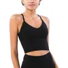 Tampo de tanques de sutiã esportivo de ioga que executa roupas de ginástica feminino de roupas íntimas sexy sling sling acolchoado camisa de colete para leggins feminino calça4zoq