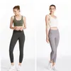 Yoga kl￤der Solid Color Women Yoga Pants High midje Sports Fitness Elastic Legings Pant