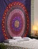 Hippie Tapisserie Mandala Bohème Tapis Muraux Indien Dortoir Décor Psychédélique Tapis Suspendu Ethnique Décoration Murale J220804