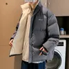 남자 다운 파카 느슨한 면밀한 코트 겨울 두껍게 따뜻한 빵 의류 조조 브랜드 양모 양모면 파파 코트 멘스