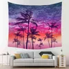 Tapetes de parede de praia Bobetão Boho decoração Decoração de casa Folhas de quarto Yoga Mural Mural Hippie Tapiz Gobelin J220804