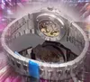 Orologio meccanico automatico popolare popolare da uomo Acciaio inossidabile 904L Anello con diamanti quadrati Endurance Hardex Glass Orologio da polso con movimento di precisione super luminoso