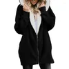 Kvinnors jackor kvinnors kvinnor jacka cardigan kvinna kappa h￶sten casual vinter fleece kvinnor grundl￤ggande toppar outwearwomen's