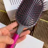 2pcs/Set Combe Wide Tooth для распутывания парикмахерских граблей для укладки волос Массаж Шарон Галька с коробкой розовой щеткой аксессуары для инструментов