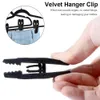 Bag Clips set Flocked Useful Clothes Clip Drying Racks For Pants Skirt Cloth Hangers Clipes