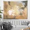 Paysage Feux D'artifice Tapisserie Bande Dessinée Tenture Chambre Dortoir Tapis Art Maison Psychédélique Kawaii Décor J220804