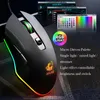 Mice Gaming Mouse Wired 3200DPI With Breathing Light Ergonomic Game USB Computer RGB Gamer Desktop Laptop PC MouseMice