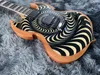 New Electric Guitar Mahogany Body And Maple Neck Flame Maple Top 6 Strings Zakk