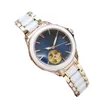 Mode Mécanique Montre Femme 30mm 316L Boîtier En Acier Inoxydable Bande Céramique Verre Saphir Miroir 8215 Mouvement Femme Montre De Luxe Designer Montres De Plongée aaa 2022