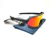 Sportcykel Eyewear Half Frame TR9O Full Color Lens Outdoor Bicylcle Solglas￶gon 3 Lens Model AKS2 MTB Cycle Goggles